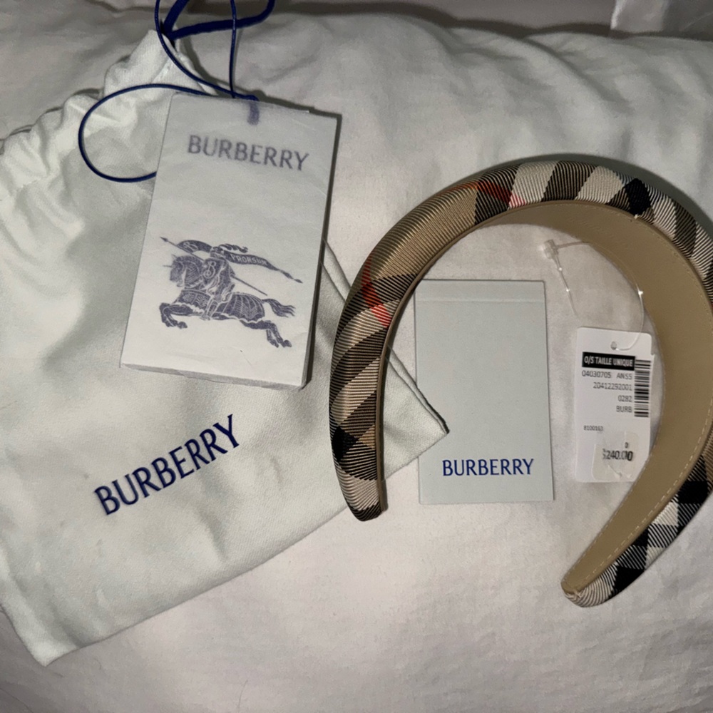 Brand new Burberry Headband